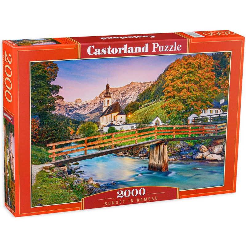 Пъзел Castorland от 2000 части - Горски пейзаж