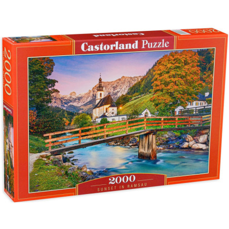 Пъзел Castorland от 2000 части - Горски пейзаж