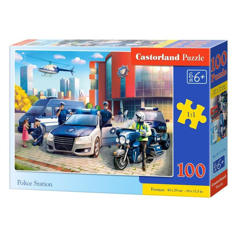 Пъзел Castorland от 100 части - Полиция