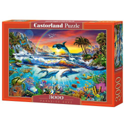 Пъзел Castorland от 3000 части - Райско заливче
