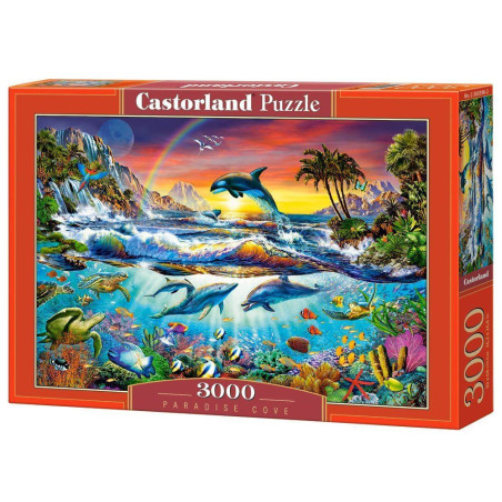 Пъзел Castorland от 3000 части - Райско заливче
