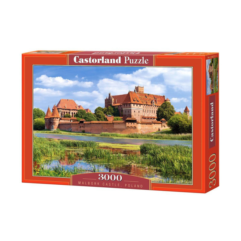 Пъзел Castorland от 3000 части - Замъка Малборк в Полша