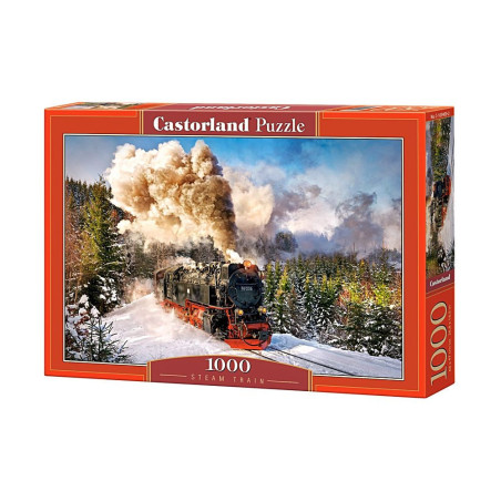 Пъзел Castorland от 1000 части - Парен локомотив