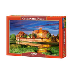 Пъзел Castorland от 1000 части - Замъка Малборк в Полша