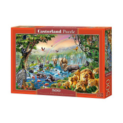 Пъзел Castorland от 500 части - Река в джунглата