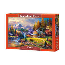 Пъзел Castorland от 1500 части - Убежище в планината