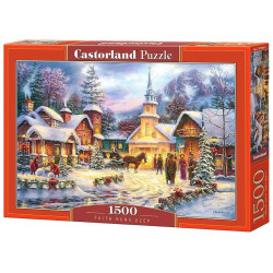 Пъзел Castorland от 1500 части - Дълбока вяра, Чък Пинсън