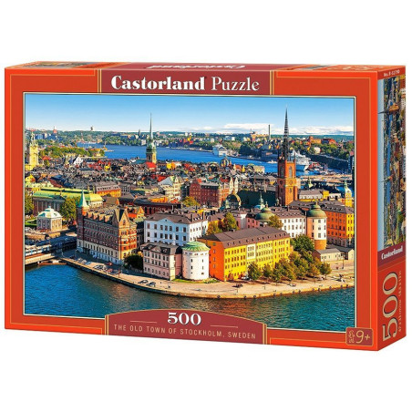 Пъзел Castorland от 500 части - Стокхолм, старият град