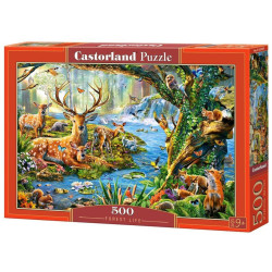 Пъзел Castorland от 500 части - Горски живот