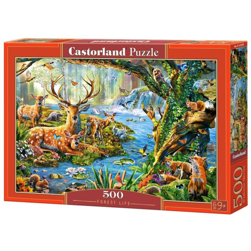 Пъзел Castorland от 500 части - Горски живот