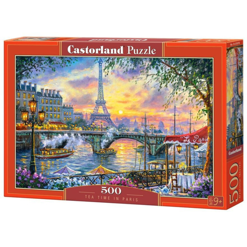 Пъзел Castorland от 500 части - Време за чай в Париж