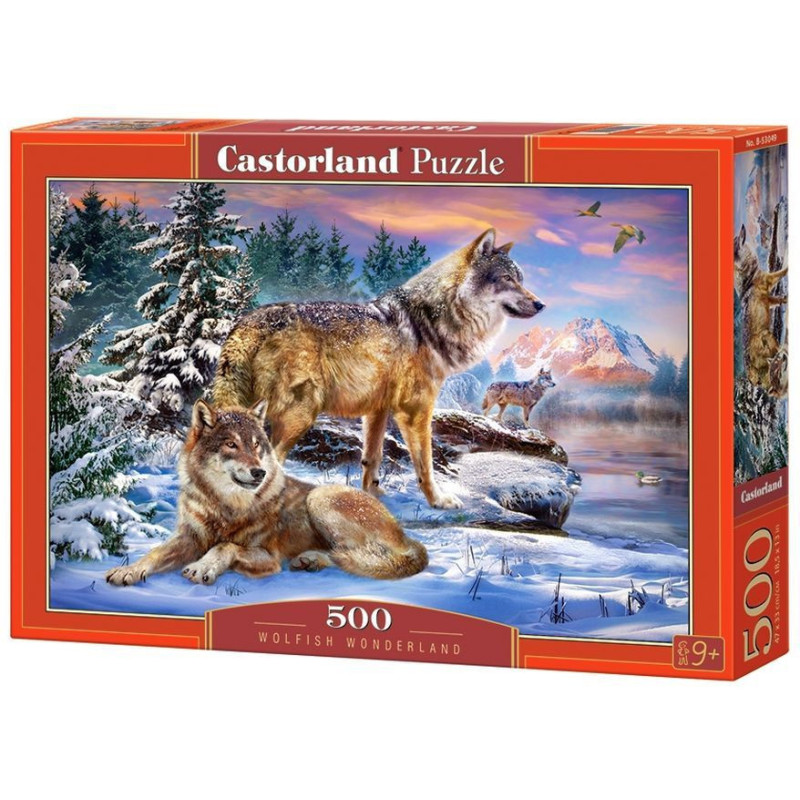 Пъзел Castorland от 500 части - Вълча приказка