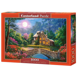 Пъзел Castorland от 1000 части - Къщичка на лунна светлина