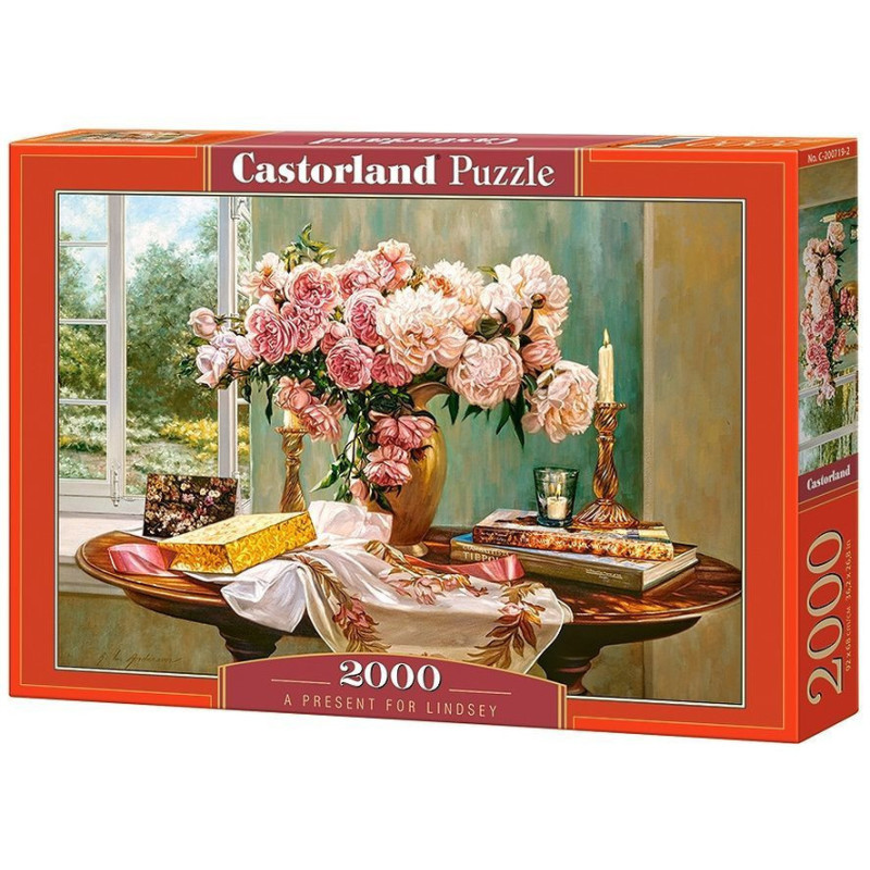 Пъзел Castorland от 2000 части - Подарък за Линдзи