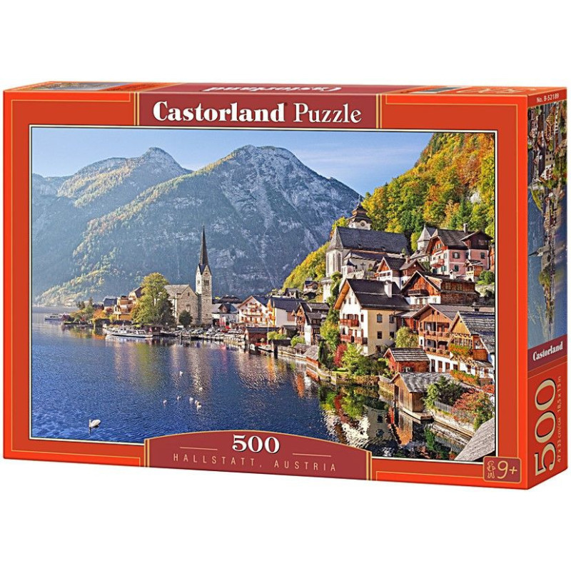 Пъзел Castorland от 500 части - Халщат, Австрия