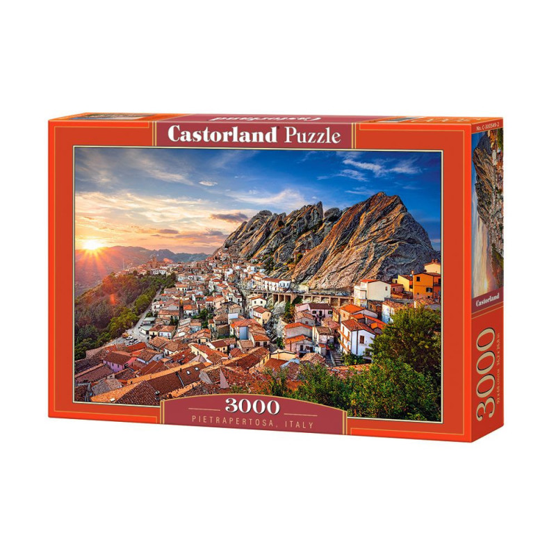 Пъзел Castorland от 3000 части - Пиетрапертоза, Италия