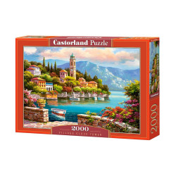 Пъзел Castorland от 2000 части - Селска часовникова кула