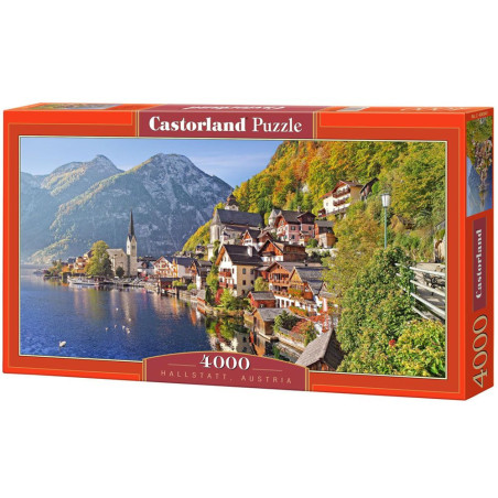 Панорамен пъзел Castorland от 4000 части - Халщат, Австрия