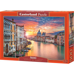Пъзел Castorland от 500 части - Венеция по залез