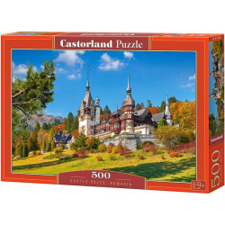 Пъзел Castorland от 500 части - Замъкът Пелес, Румъния