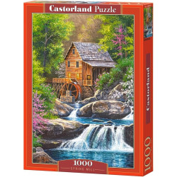 Пъзел Castorland от 1000 части - Пролетна мелница, Ейбрахам Хънтър