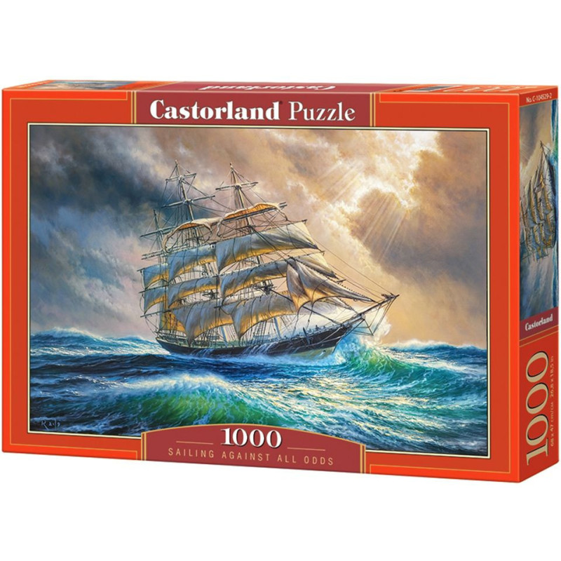 Пъзел Castorland от 1000 части - Плаване въпреки шансовете