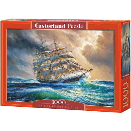 Пъзел Castorland от 1000 части - Плаване въпреки шансовете