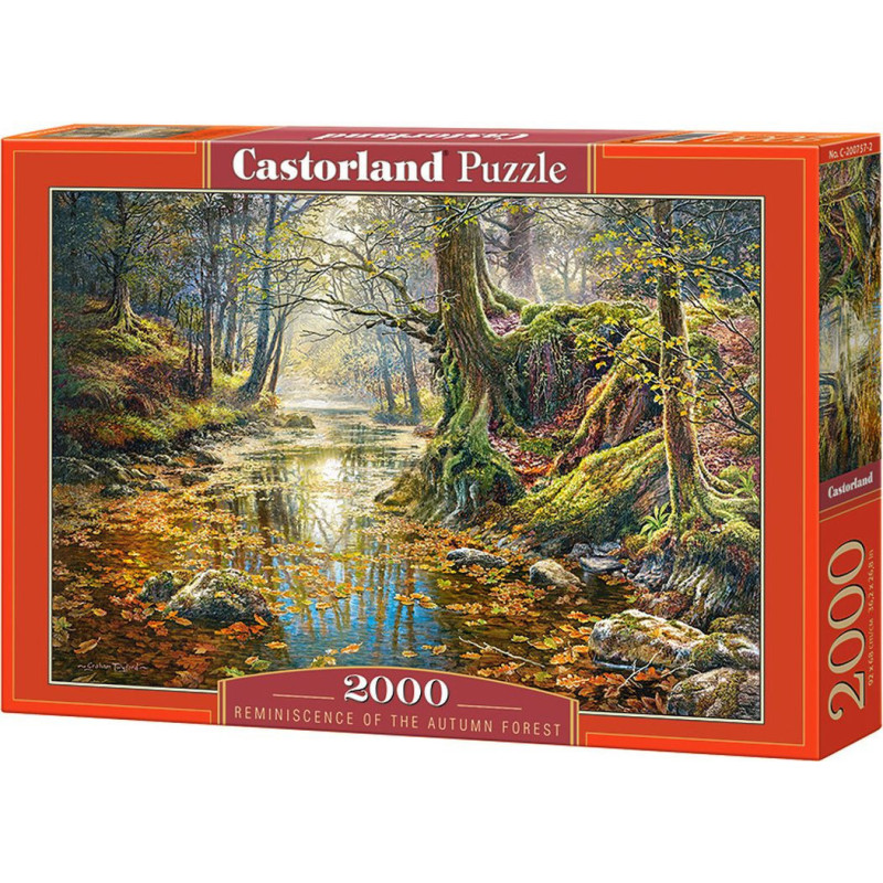 Пъзел Castorland от 2000 части - Със спомен за есенна гора, Греъм Туайфорд