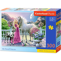Пъзел Castorland от 300 части - Моят приятел еднорог