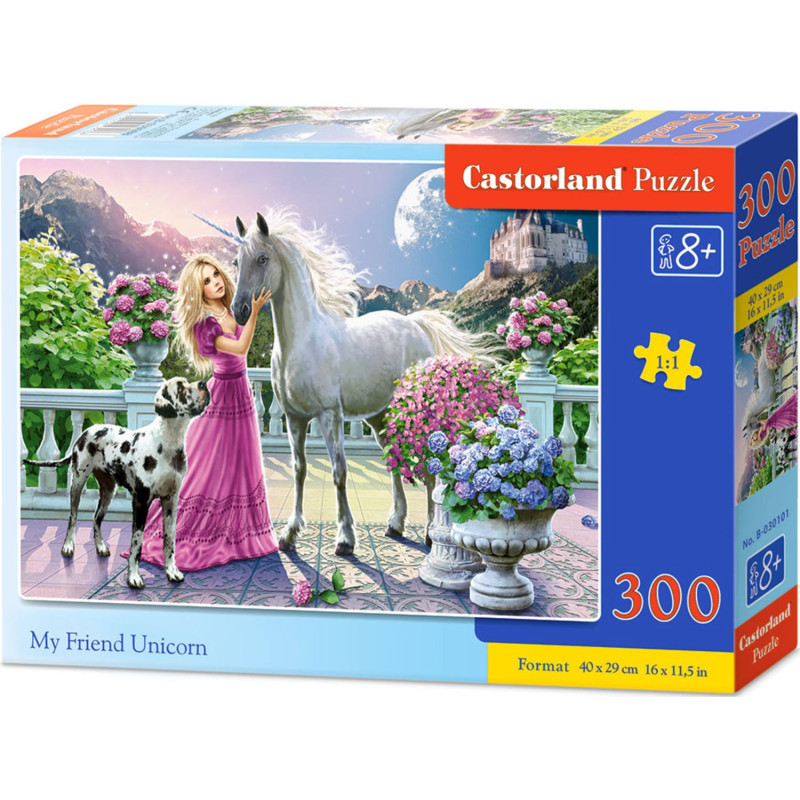Пъзел Castorland от 300 части - Моят приятел еднорог