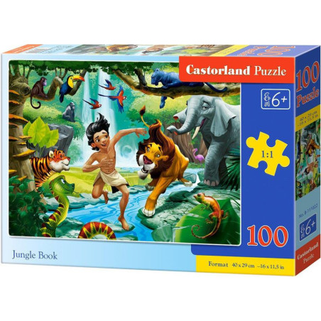 Пъзел Castorland от 100 части - Книга за джунглата