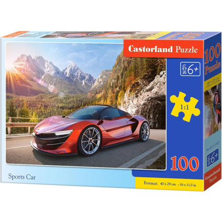 Пъзел Castorland от 100 части - Спортна кола