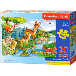 Пъзел Castorland от 20 XXL части - Малката сърничка