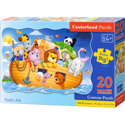 Пъзел Castorland от 20 XXL части - Ноевият ковчег