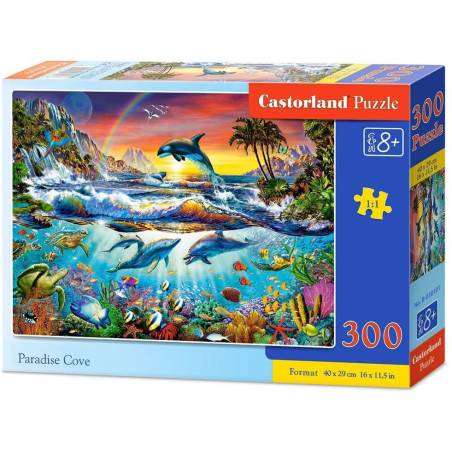 Пъзел Castorland от 300 части - Воден рай