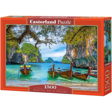 Пъзел Castorland от 1500 части - Красив залив в Тайланд