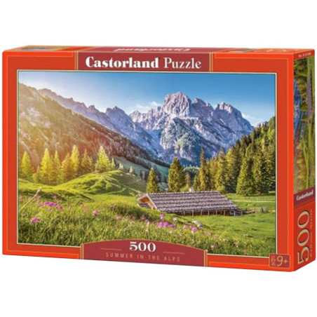 Пъзел Castorland от 500 части - Лято в Алпите