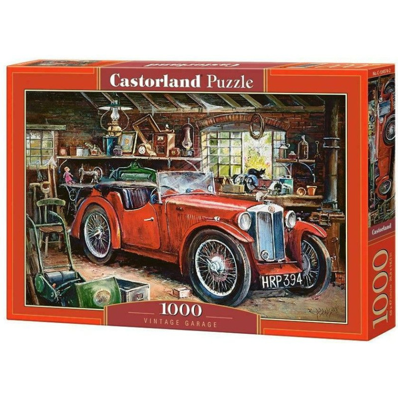 Пъзел Castorland от 1000 части - Ретро кола