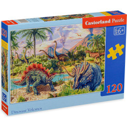 Пъзел Castorland от 120 части - Динозаври