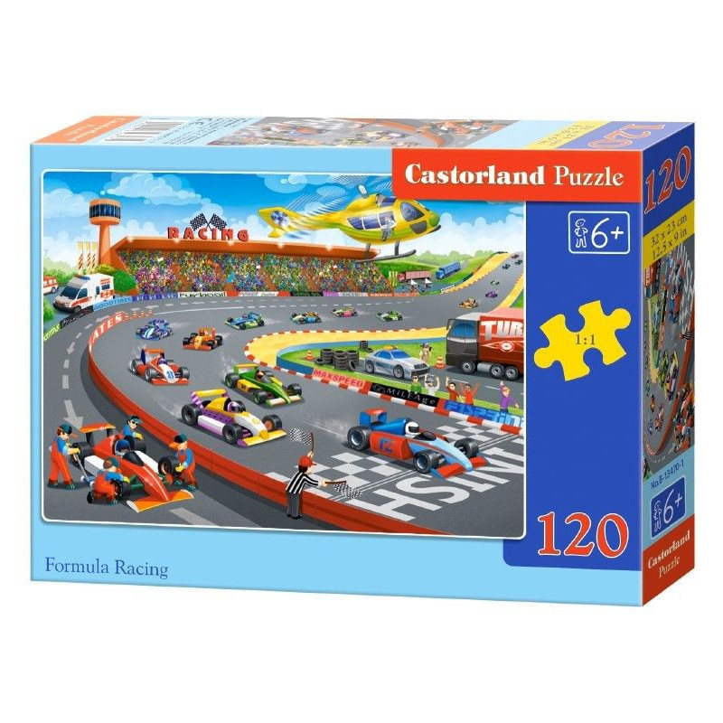 Пъзел Castorland от 120 части - Формула състезание