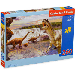 Пъзел Castorland от 260 части - Динозаври