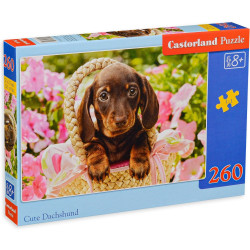 Пъзел Castorland от 260 части - Кученце