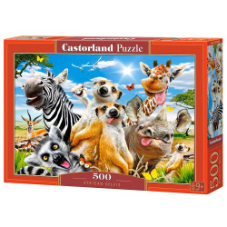 Пъзел Castorland от 500 части - Африканско селфи