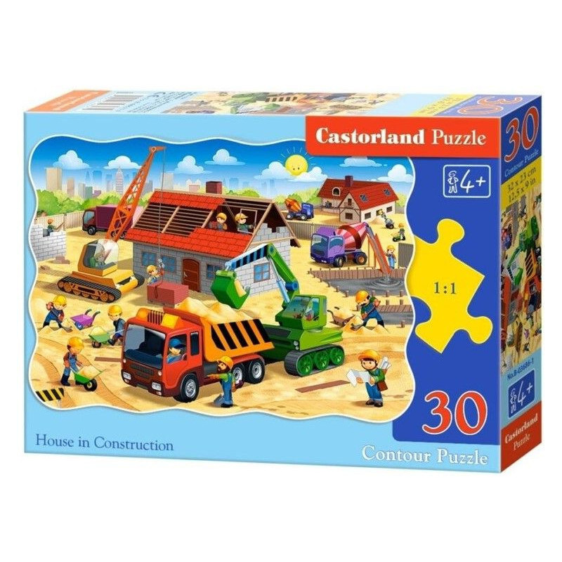 Пъзел Castorland от 30 части - Строеж