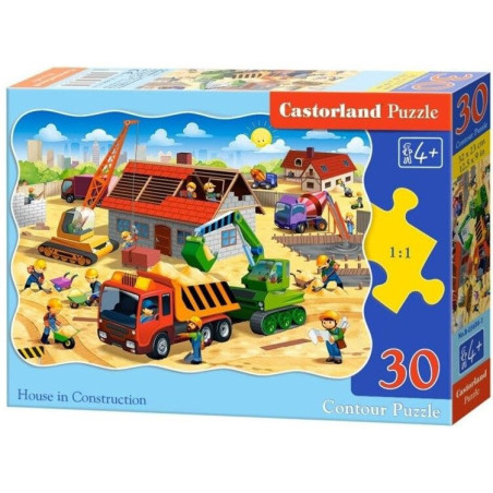 Пъзел Castorland от 30 части - Строеж