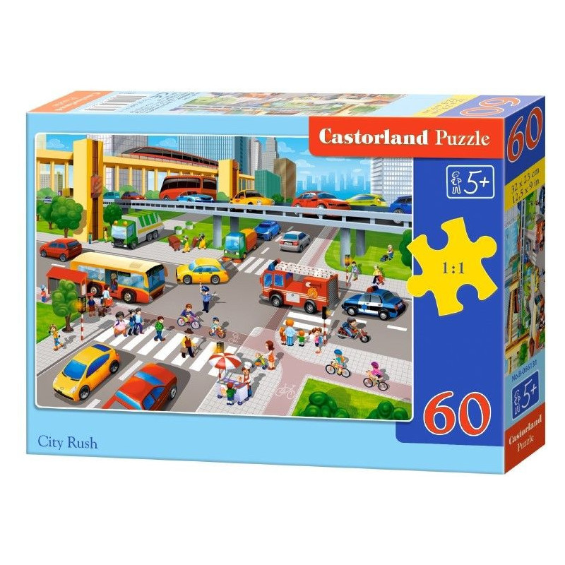 Пъзел Castorland от 60 части - Из града