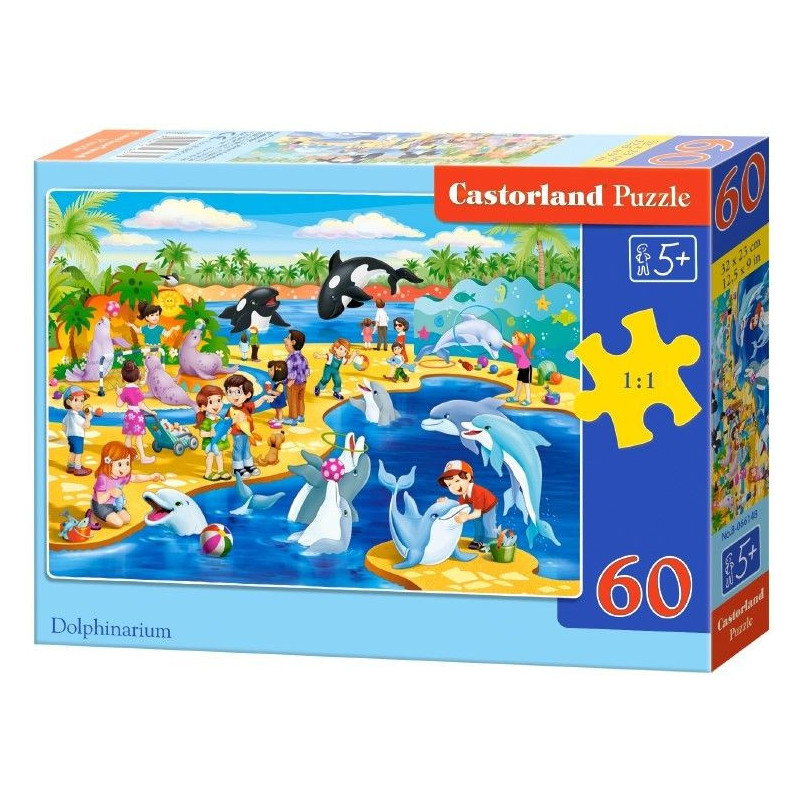 Пъзел Castorland от 60 части - Делфинариум