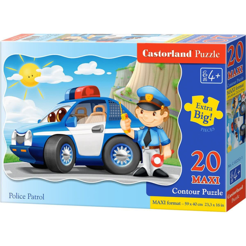 Пъзел Castorland от 20 XXL части - Полиция
