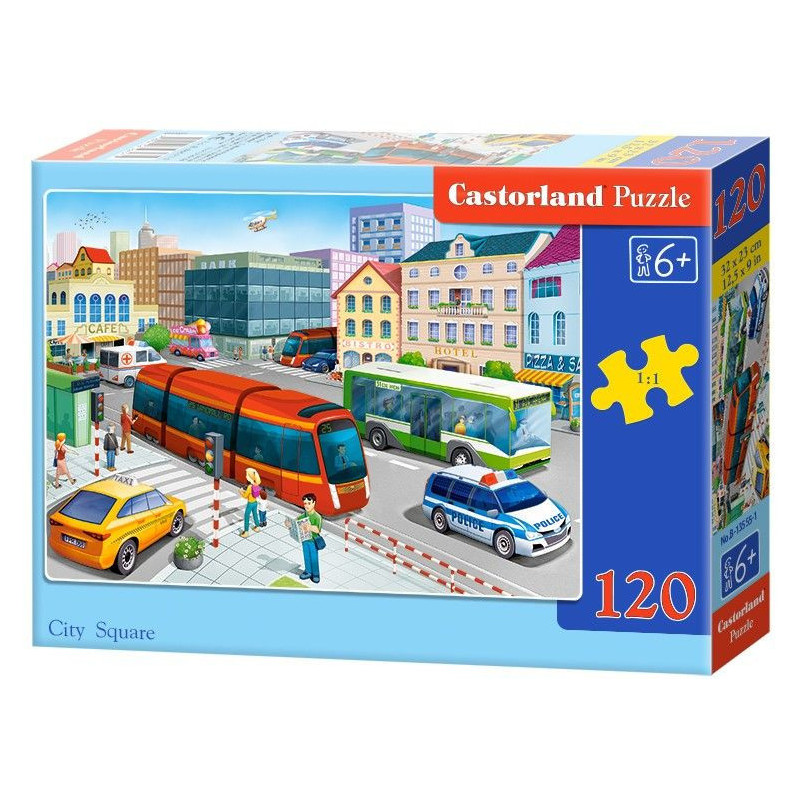 Пъзел Castorland от 120 части - Градска среда
