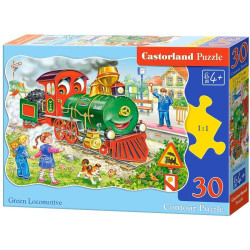 Пъзел Castorland от 30 части - Влакче